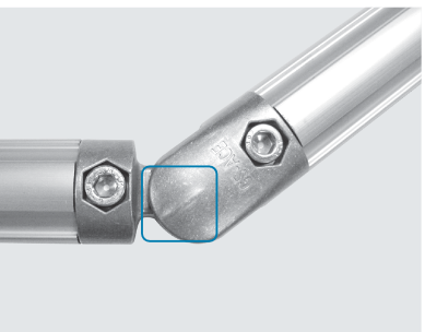 Set of angle internal clamping joint BA-027F 