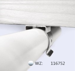 Pipe clamp, flat PC-E