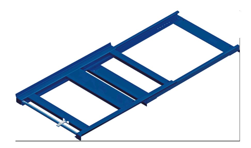 Utdragsenhet balkmonterad 600kg -70% S11601-0