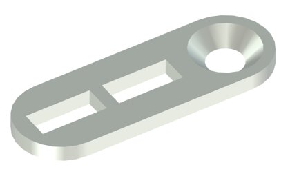 Pipe attachment- Connection plate 093VAD28V